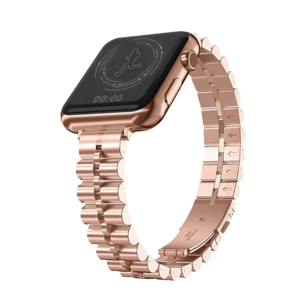 Correa Acero Apple Watch Eslabones Delgados Varios Colores